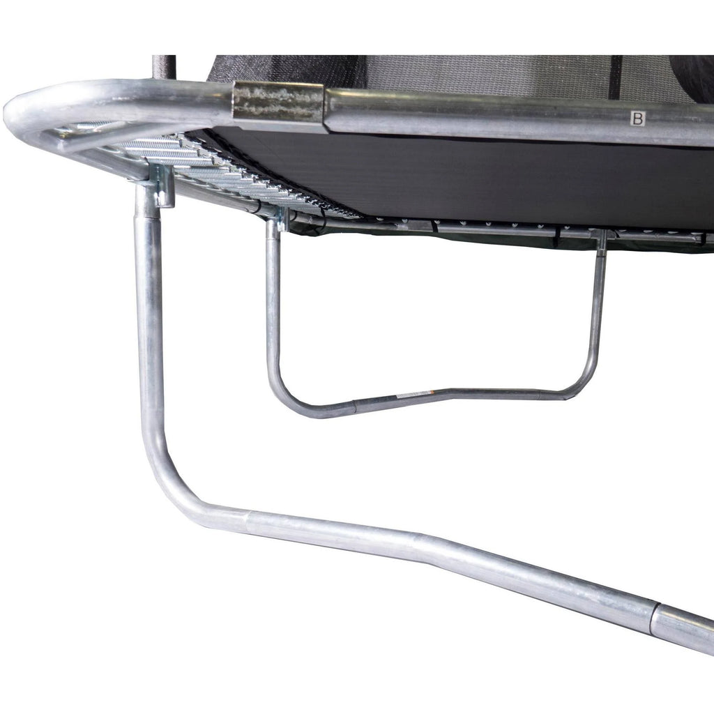Blue Rectangular Trampoline with Safety Net Siding V320