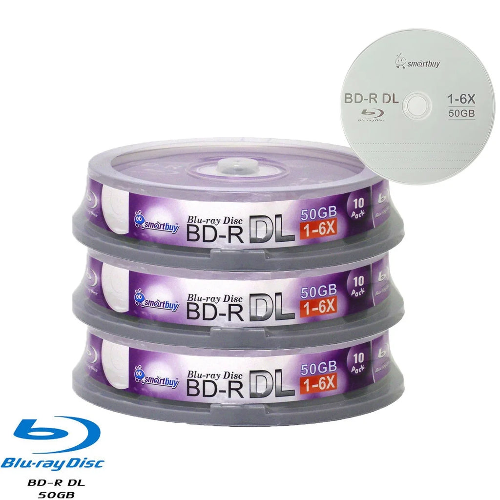 40-disc 50gb 6x Blu-ray Bd-r Dl Dual Layer Recordable Media Disc Z148