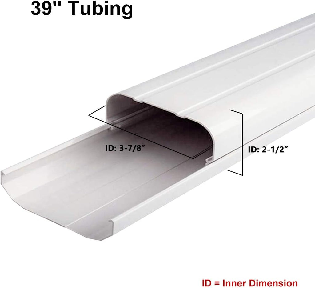 4" 14 Ft PVC Line Set Cover Kit, Pack of 2 L5106