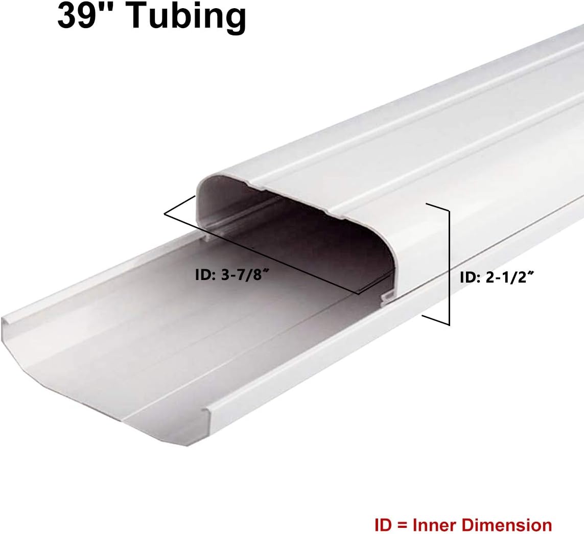 4" 14 Ft PVC Line Set Cover Kit, Pack of 2 L5106