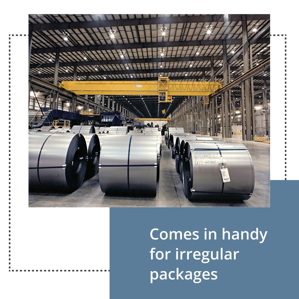 3/4" x .020" x 200' Steel Strapping Coil, 1700 lbs Break Strength, Pack of 2 W506