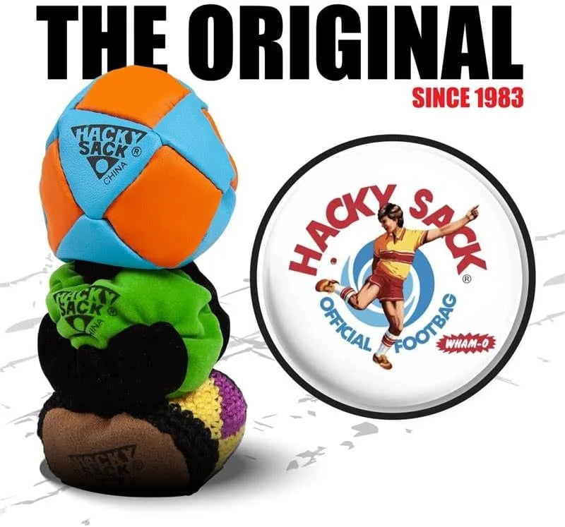 3 PACK Hand Stitched 3 Panel Footbag W4078