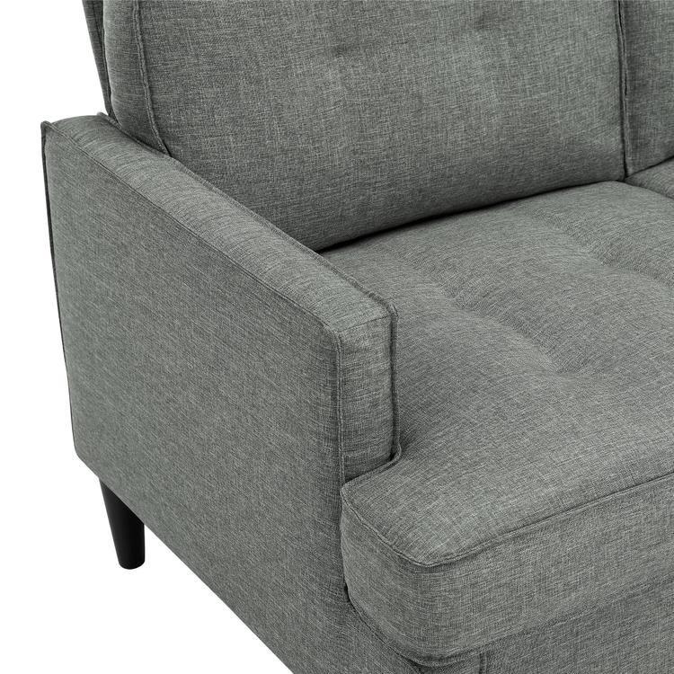 Black Configurable Sectional Sofa A3129
