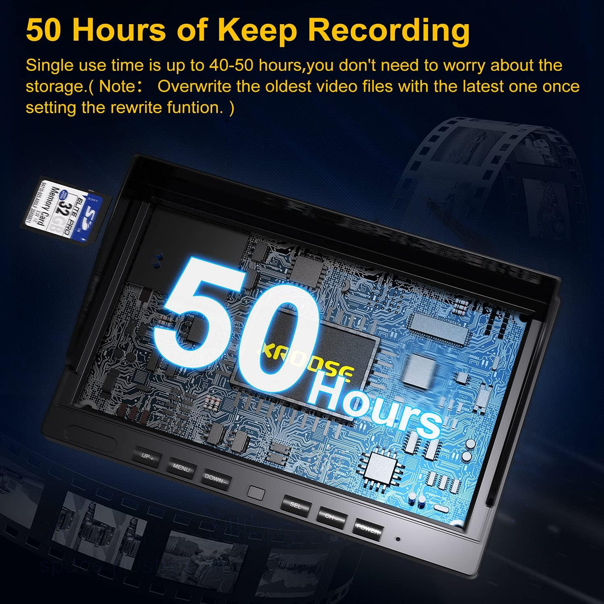 1080P Wireless Backup Camera with 10" FHD Monitor E57639
