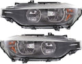 Headlight Assembly with Bulbs Halogen Type for BMW 328i Sedan E987584