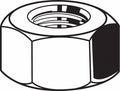 5/8x22-11 Grade 2HM Black Oxide Carbon Steel Hex V296419