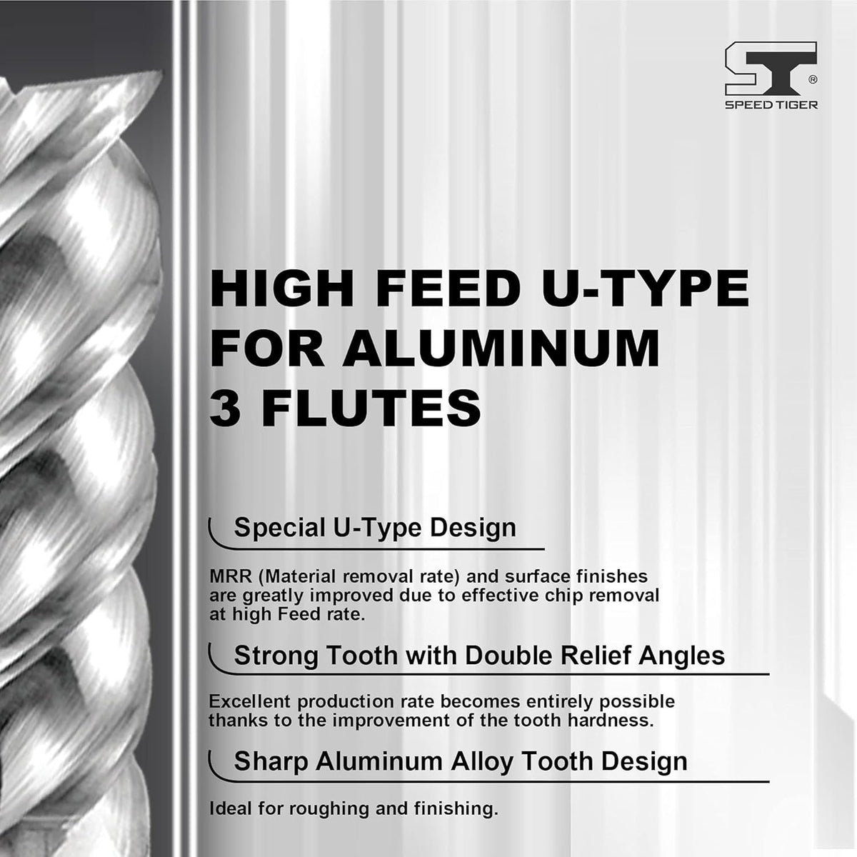 3/16 3 Flute Carbide Square End Mill X121145