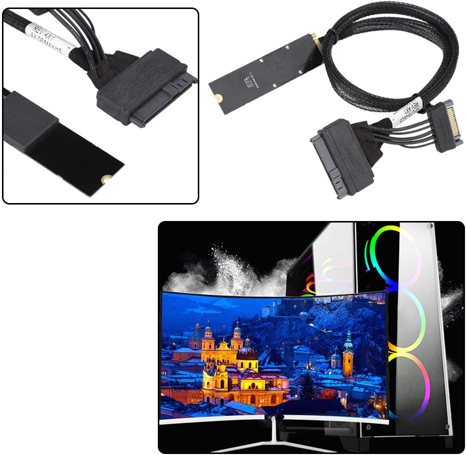 U.2 to M.2 Cable SF-8639 for 2.5 Inch NVMe Solid State Drive L1641