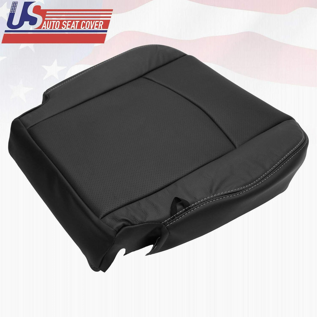 Perforated Leather Driver Bottom Seat Cover for Dodge Ram Laramie V939075
