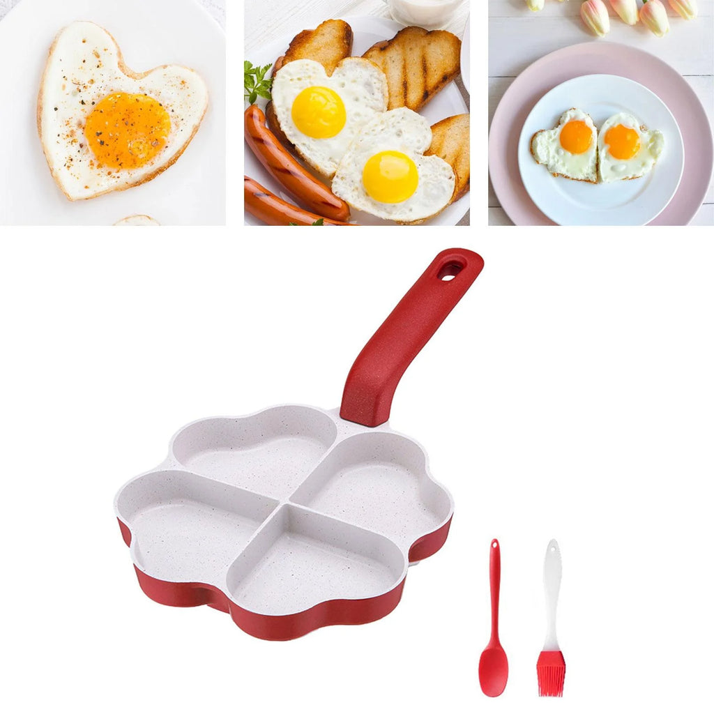 Nonstick Egg Frying Pan, 4 hole N269