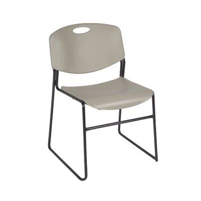Round Breakroom Table Maple Chrome Gray K1986