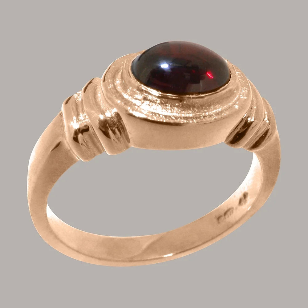 9k Rose Gold Garnet Engagement Ring N669856