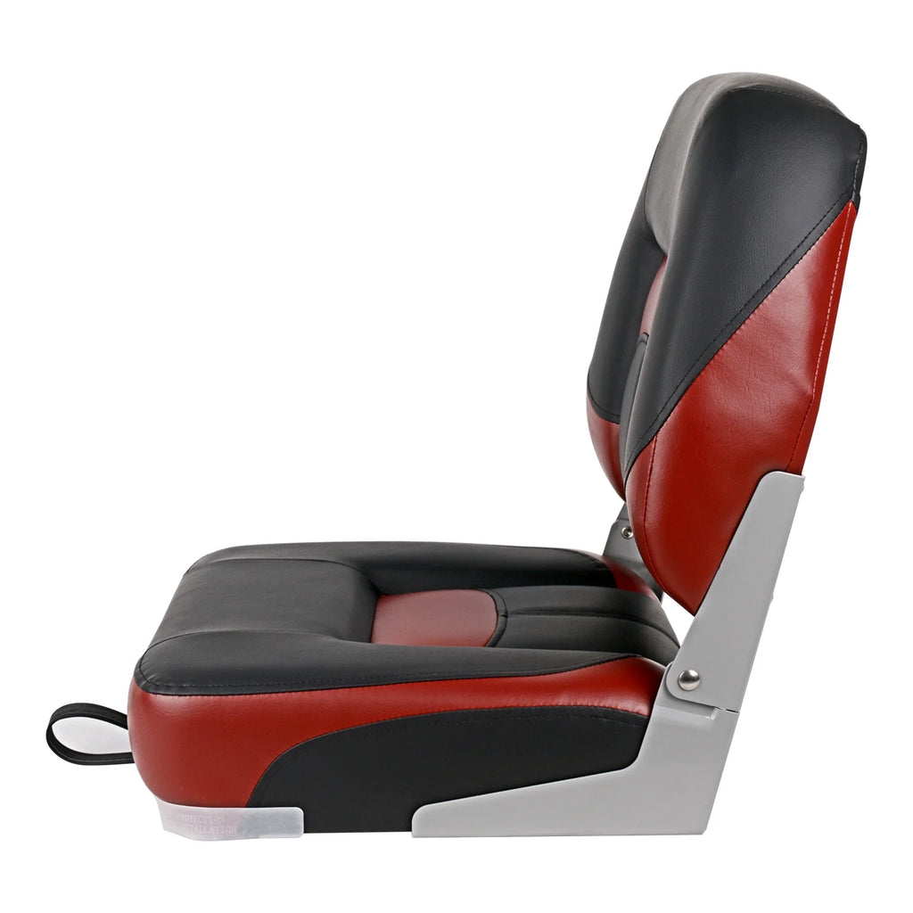 Black/Red Folding Fishing Boat Seat, Set of 2 I601