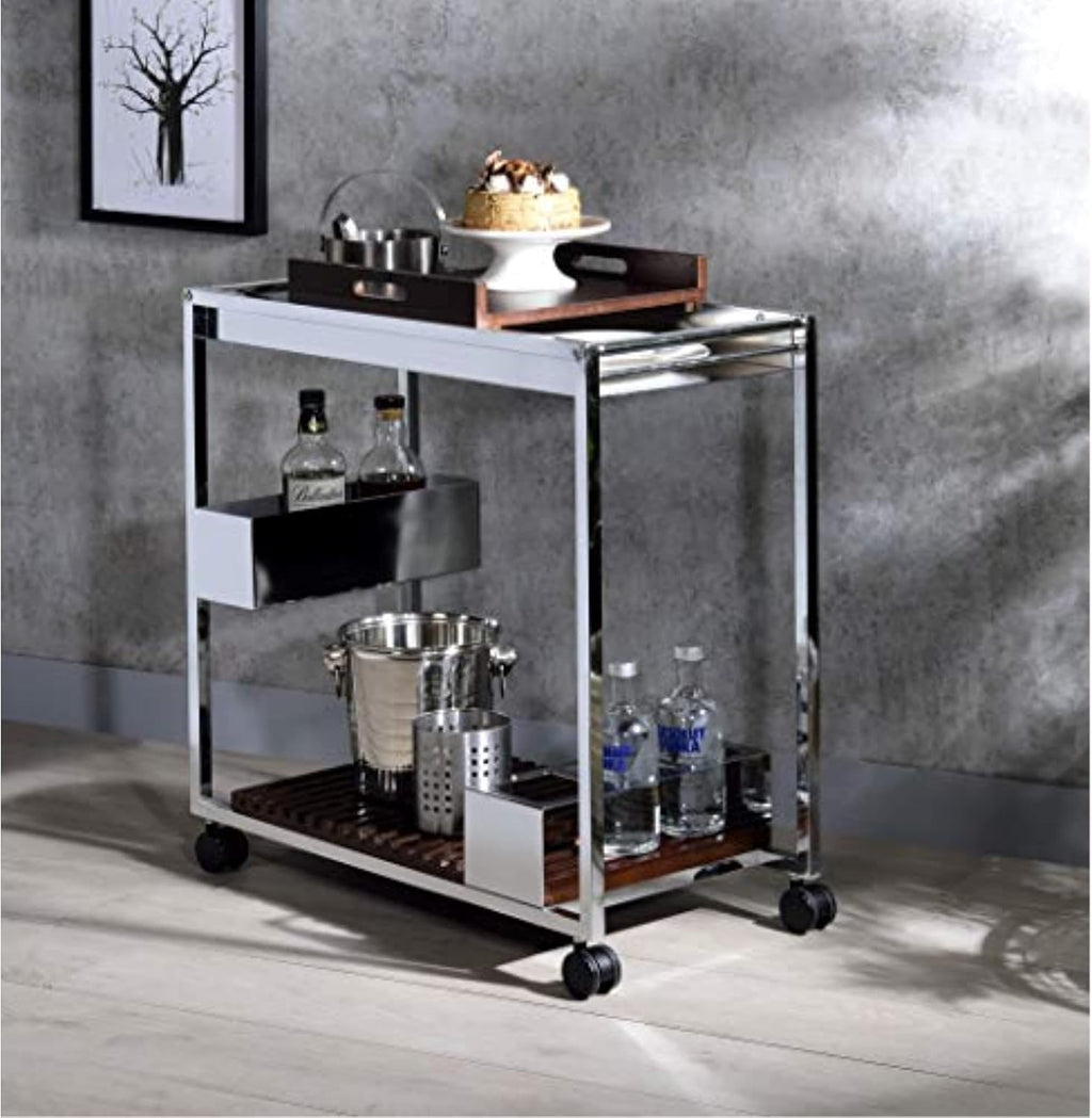 Chrome Serving Cart X9420