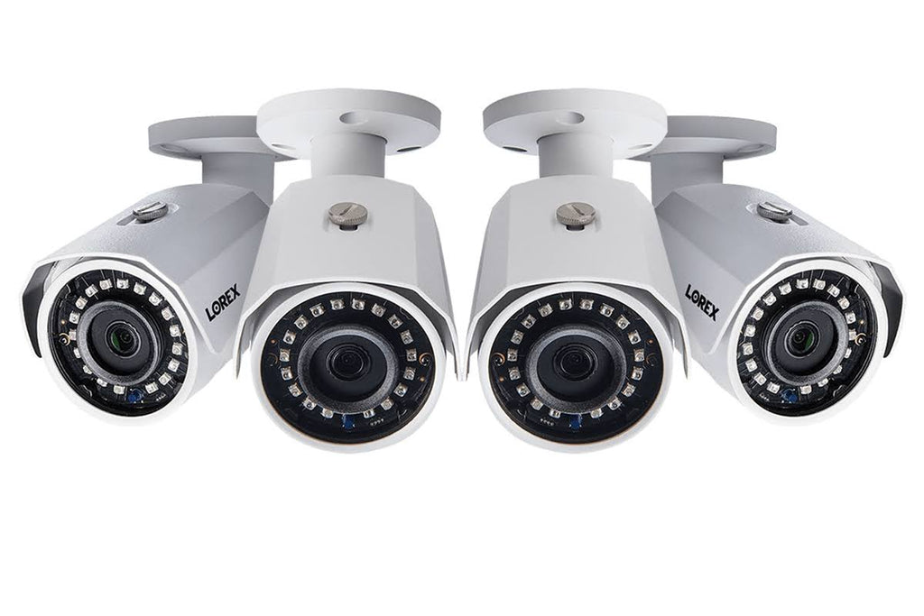 1080p HD Weatherproof Night-Vision Security Cameras (4-Pack) L572