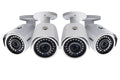 1080p HD Weatherproof Night-Vision Security Cameras (4-Pack) L572