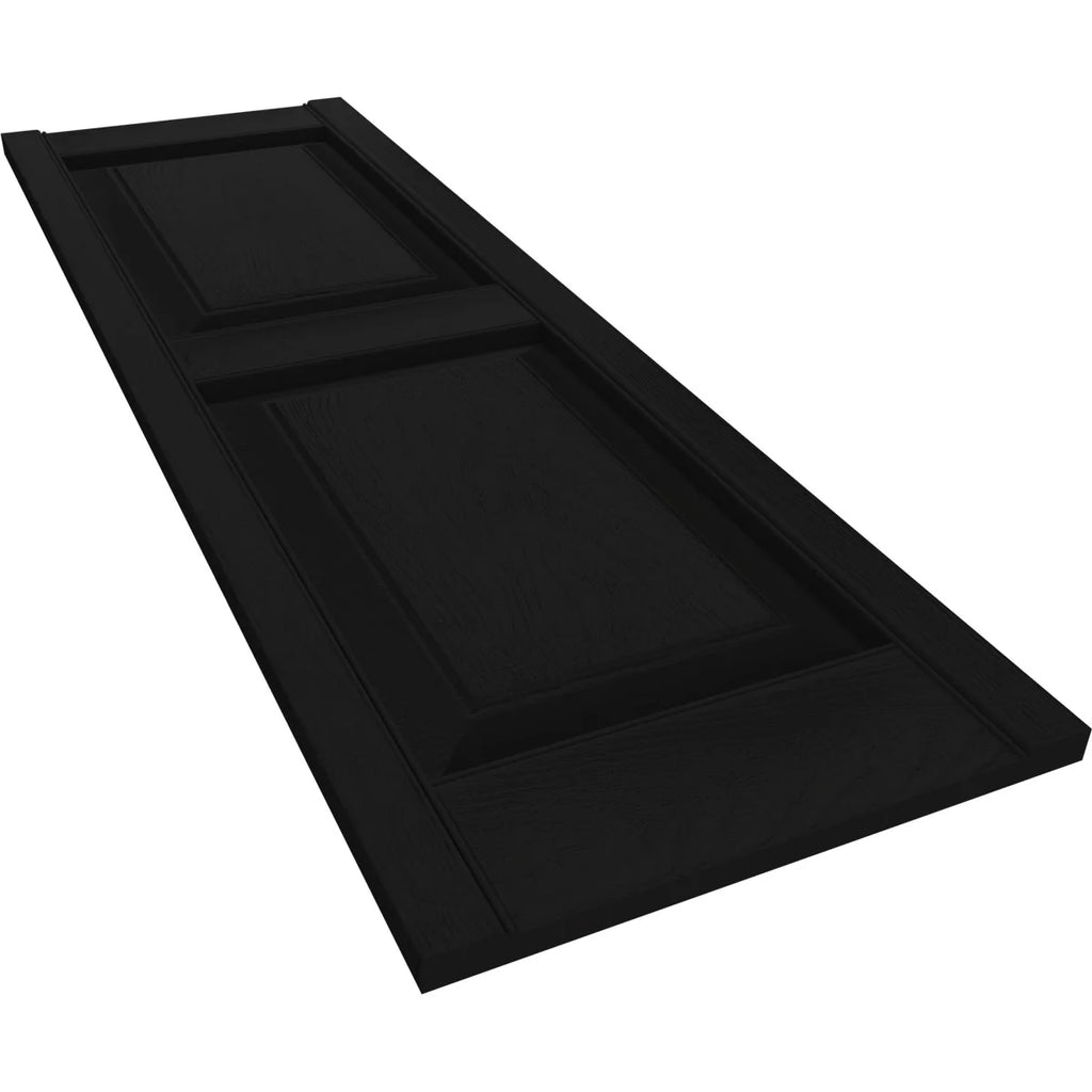 Black Raised Panel Shutters Per Pair G72754