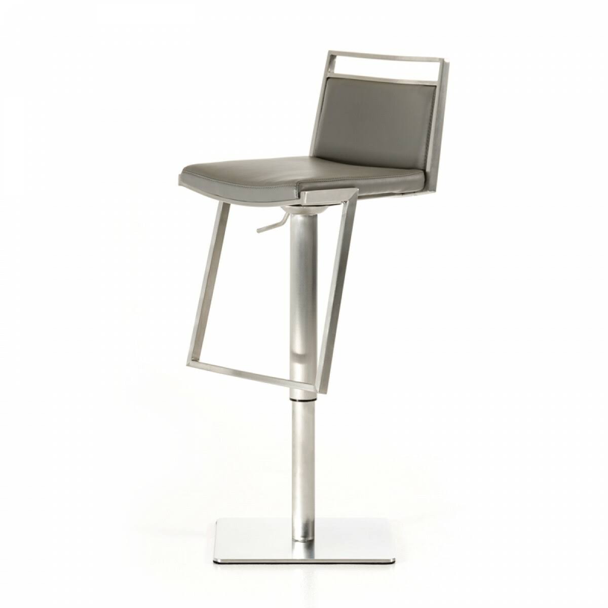 Adjustable Bar Stool, Gray D621