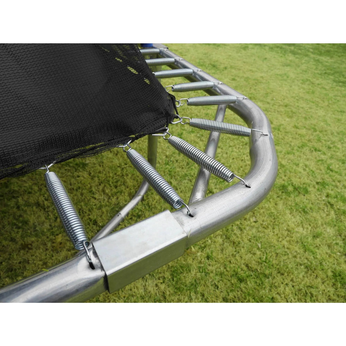 Blue Rectangular Trampoline with Safety Net Siding V320