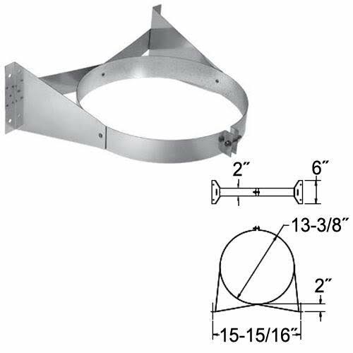 Wall Strap, 13-3/8 in. Inner Diameter F9561