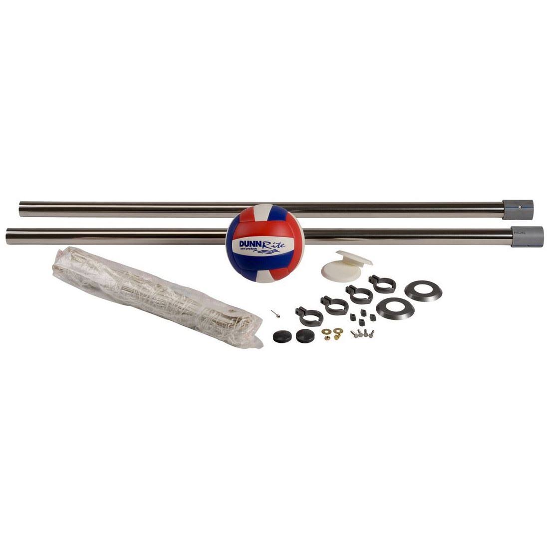 Stainless Deck Anchored Volleyball Set K19574