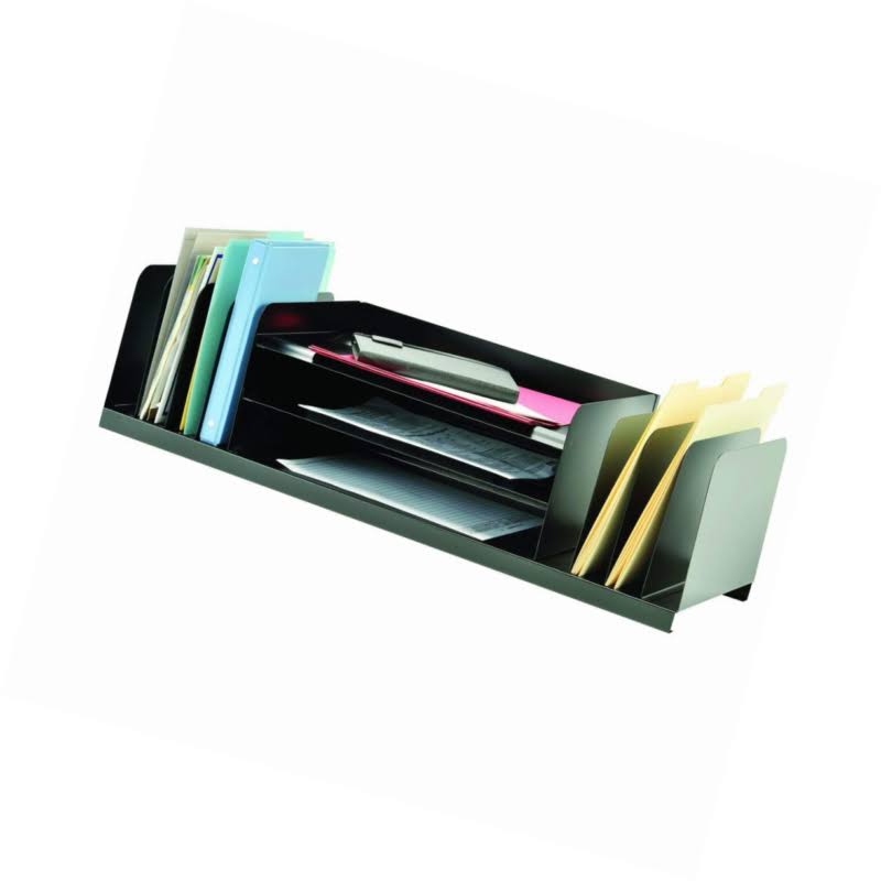 Black Steel Letter Sorter, 11 Compartments X58678