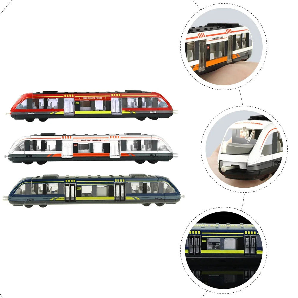 3pcs Simulation Electric Train Toy A268