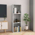 Concrete Gray Book Cabinet/TV Cabinet Chipboard M11846
