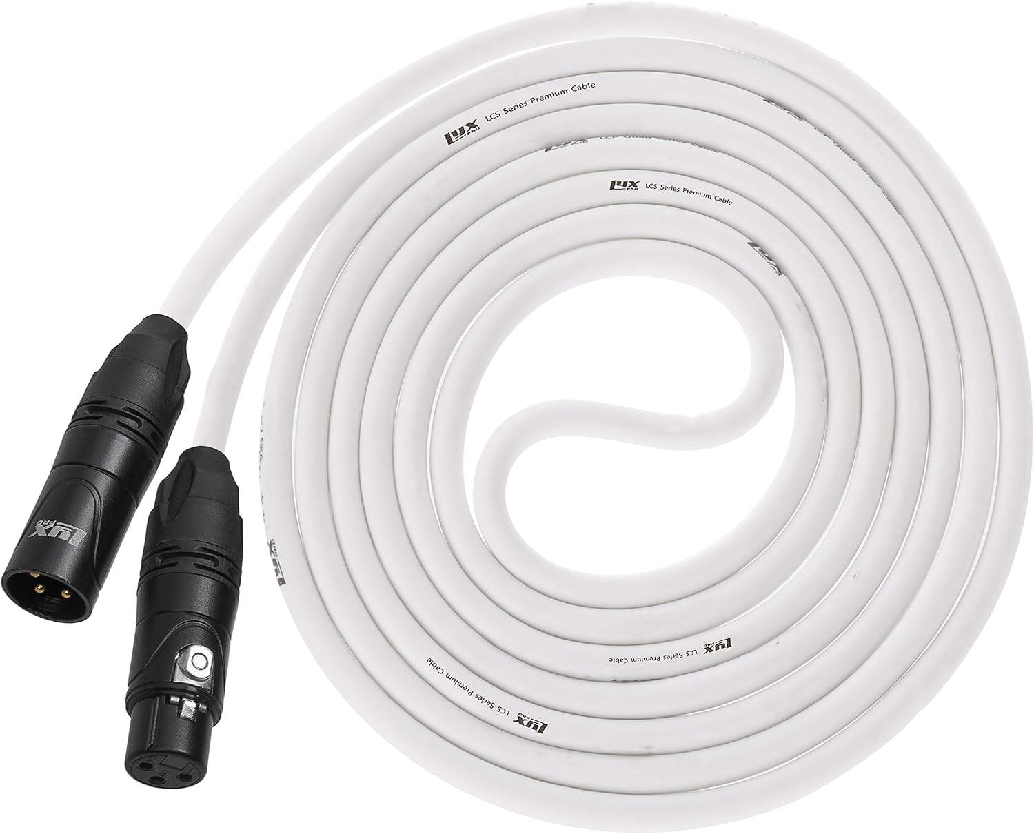 100 Feet XLR Microphone Cable Balanced Male to Female 3 Pin Mic Cord Green Pack of 2 N223