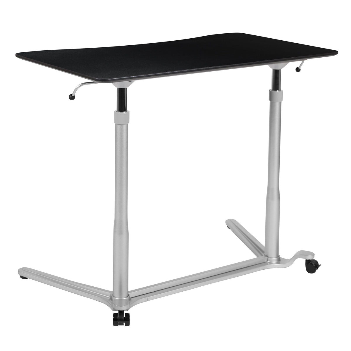 Black Sit-Stand Computer Desk I259