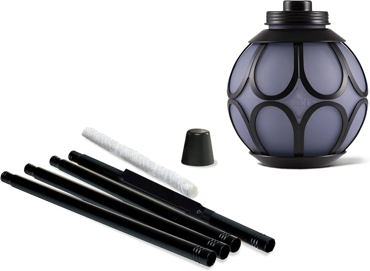 2-Pack 64 Inch Metal TIKI Torch K344