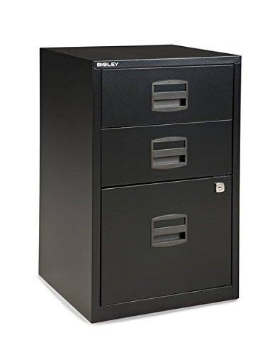 Green Three Drawer Steel Filing Cabinet R3307