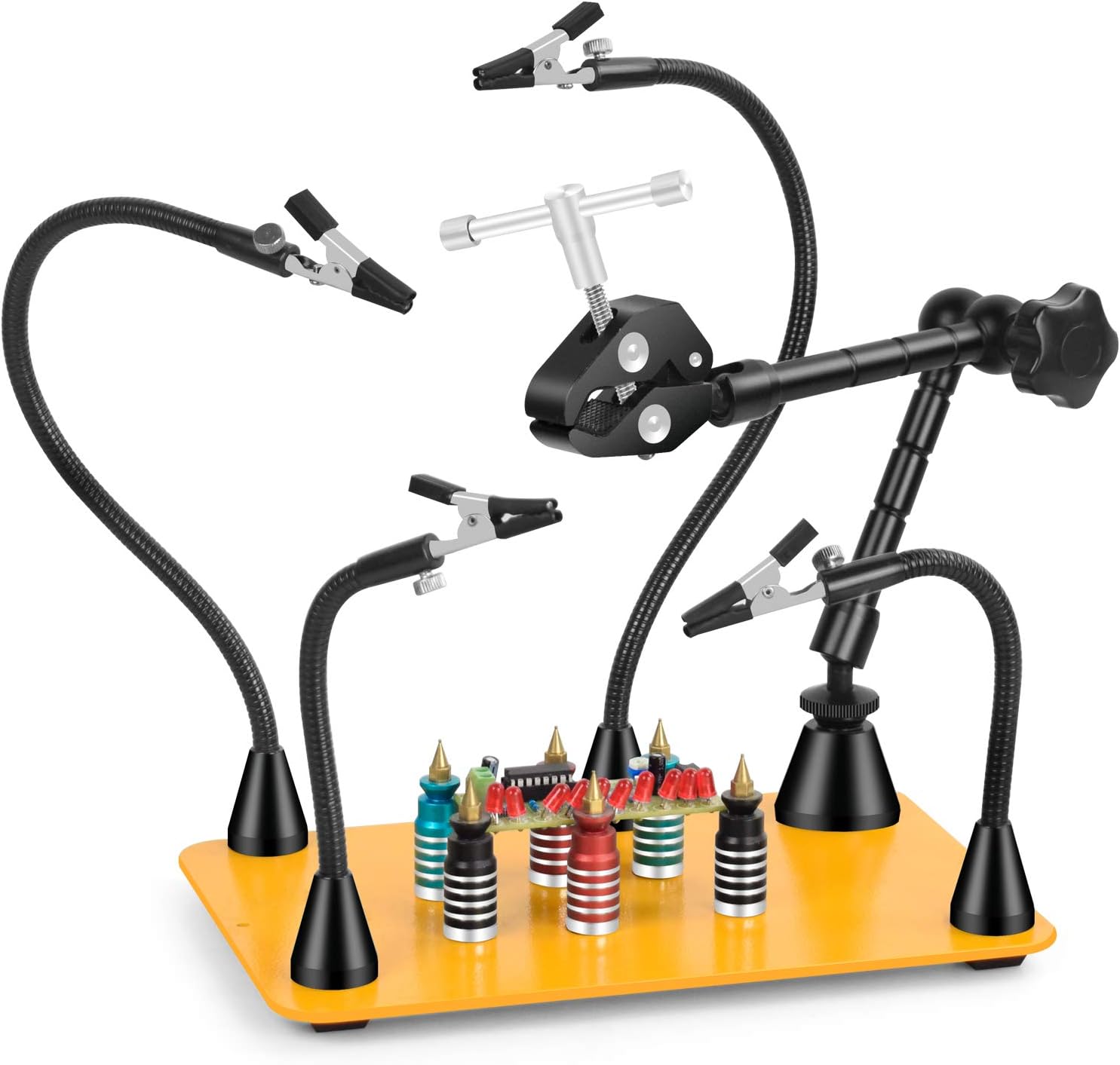 Soldering Station with Six Flexible Helping Hand Arms Z825