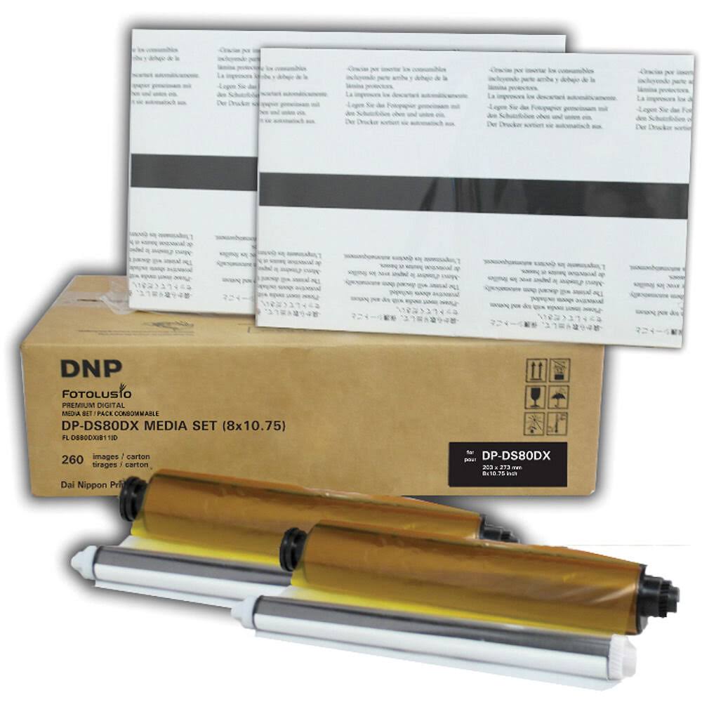 8x10x22 Duplex Ribbon Media Kit, 65 Prints, 2 Pack B90855