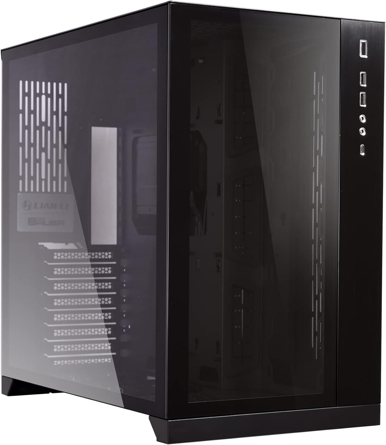 White Tempered Glass ATX Mid Tower Computer Case X767468