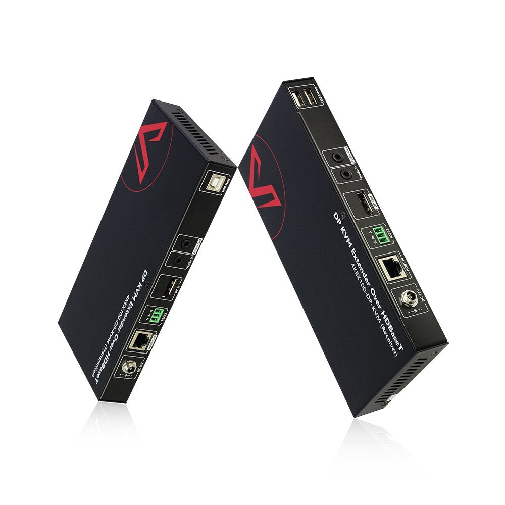 HDBaseT DisplayPort KVM Extender with 2 USB 2.0 Port Y224