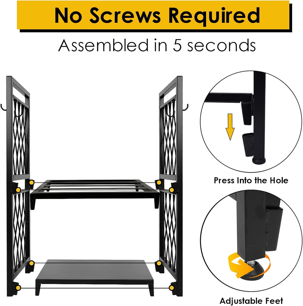 Modern Double layer Heavy Duty Steel Firewood Rack A813789