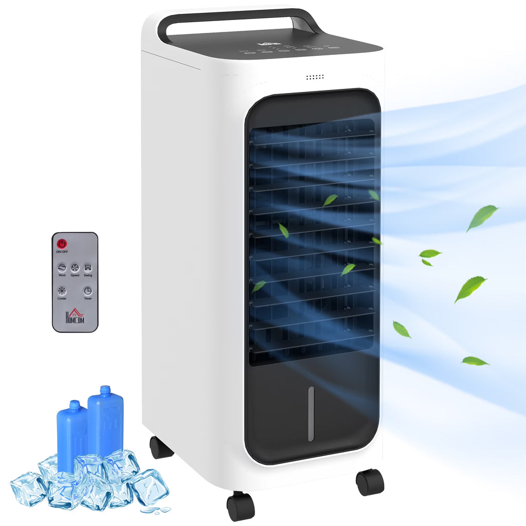 Oscillating Air Cooler with Remote, 7H Timer, LED Display X910563