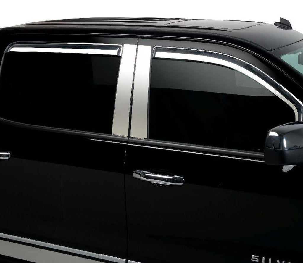 Chrome Window Visor J587