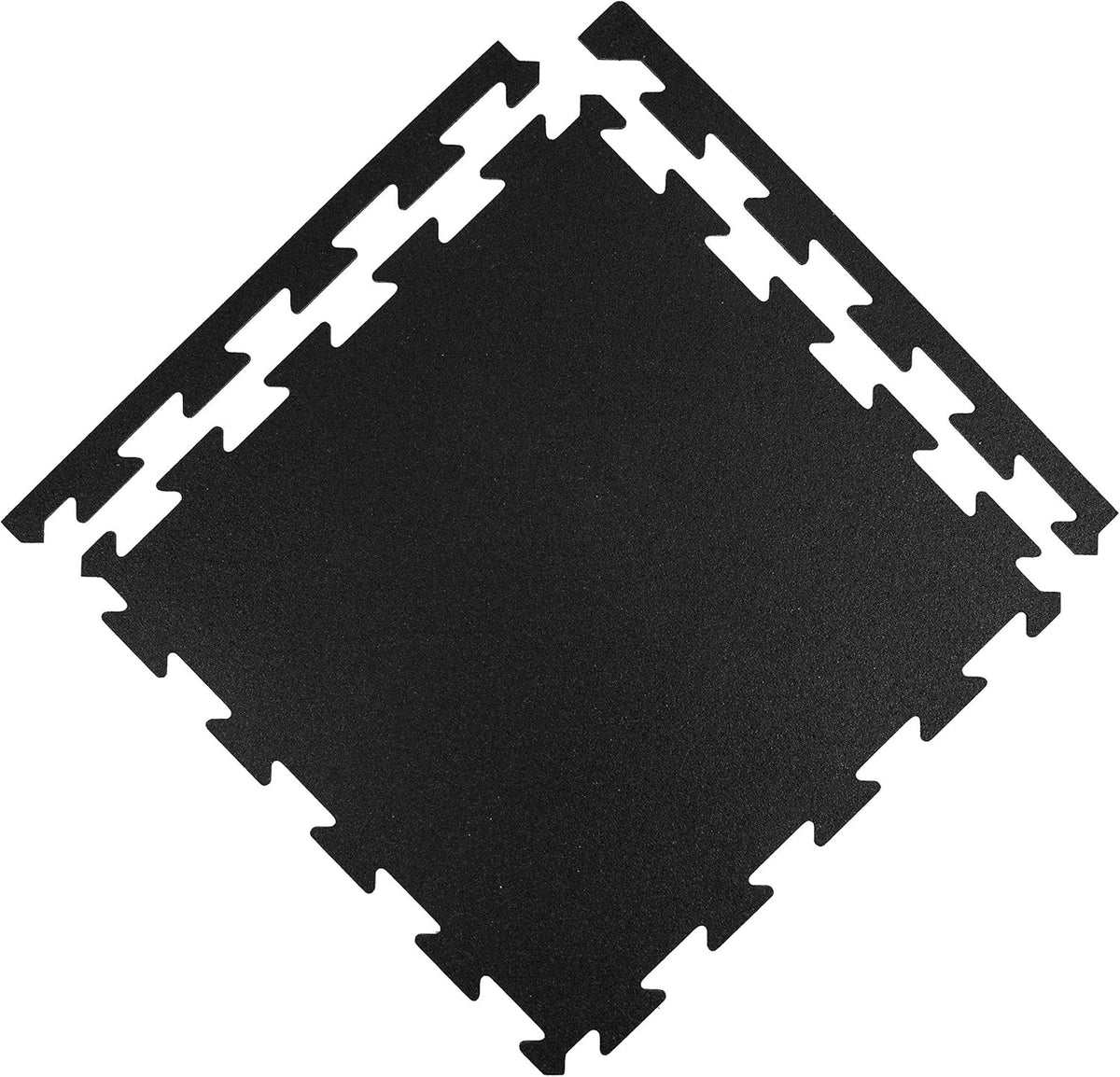 1/4 Inch Thick Eco-Lock Rubber Interlocking Floor Tiles P845570