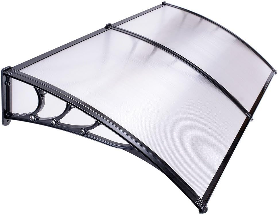 80x40 Outdoor Awning Patio Cover Polycarbonate Hollow Sheets T295