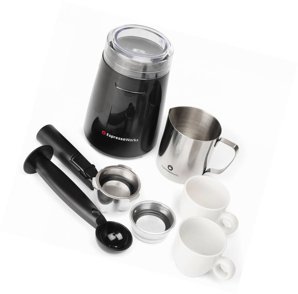 7 PC Espresso Machine and Cappuccino Maker with Built-in Steamer and Frother R67953