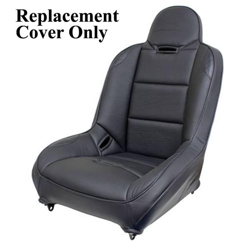 Black Vinyl/Carbon Hi-Back Seat Cover X91073