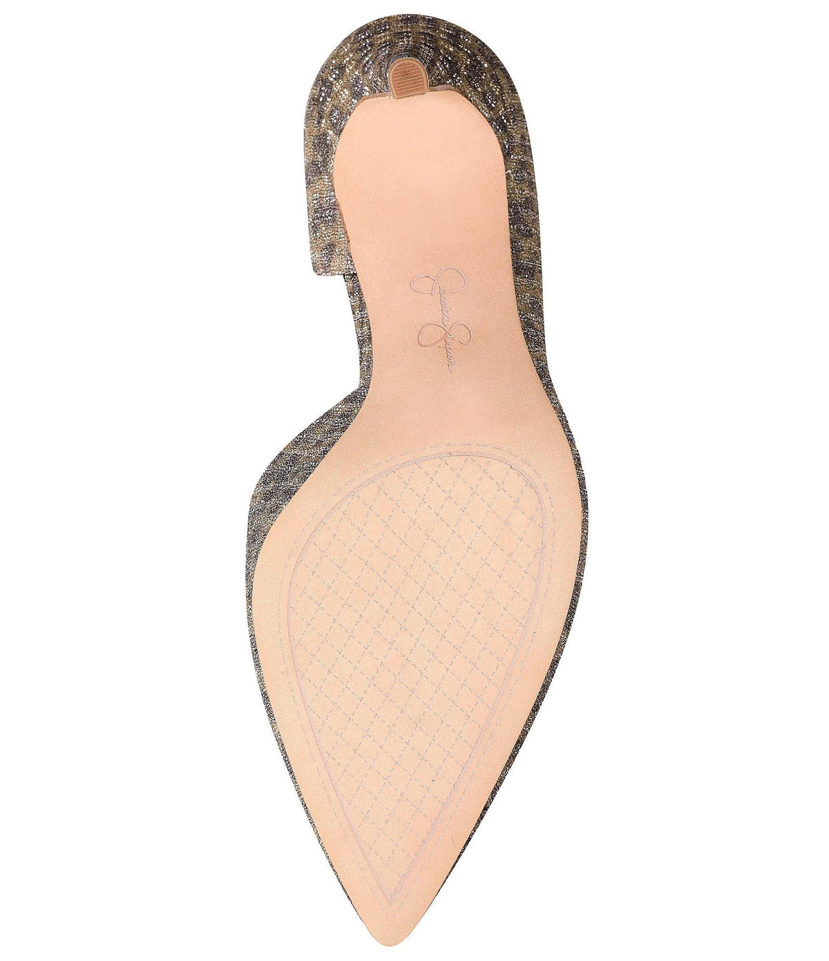 Metallic Leopard Print D'Orsay Pumps K61491