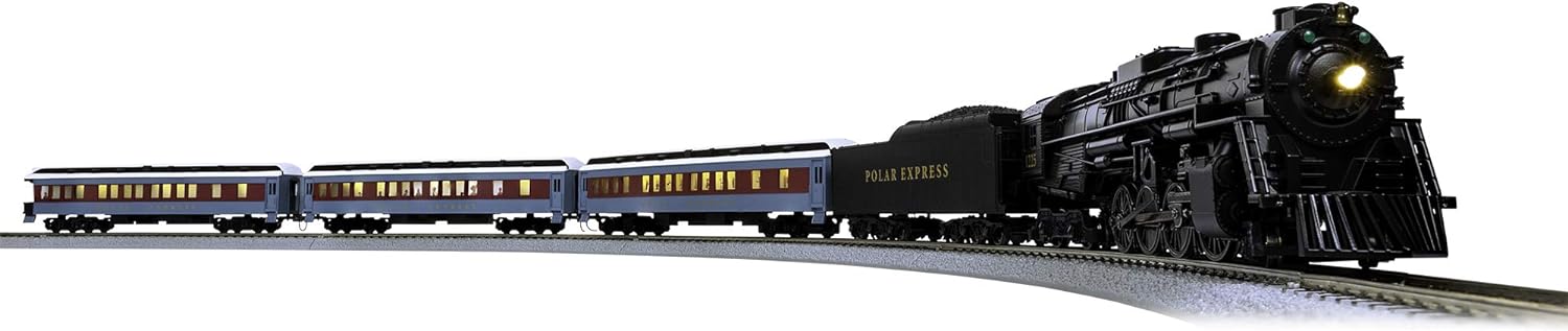 The Polar Express Electric HO Gauge Model Train Set with Remote and Bluetooth V8330