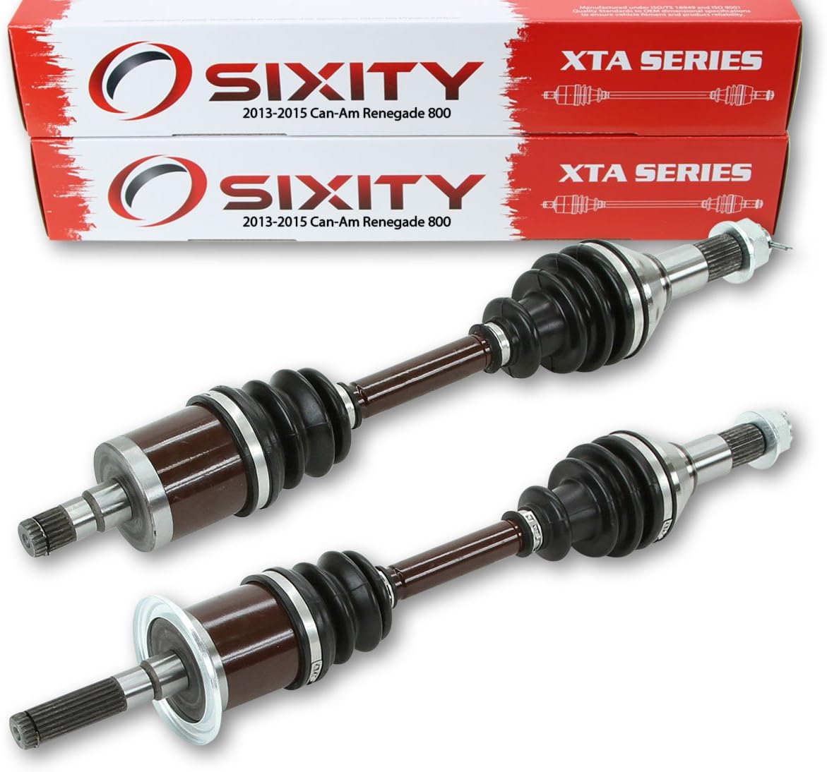 Front Left Right Axles Pair for Can-Am Renegade 800 4X4 O8006