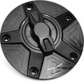 Gold CNC 1/4 Quick Lock Fuel Cap Pack of 2 Q570149