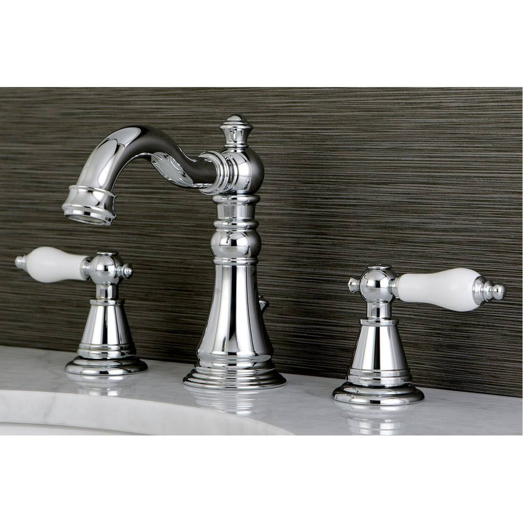 Black Stainless Widespread Bathroom Faucet K6193