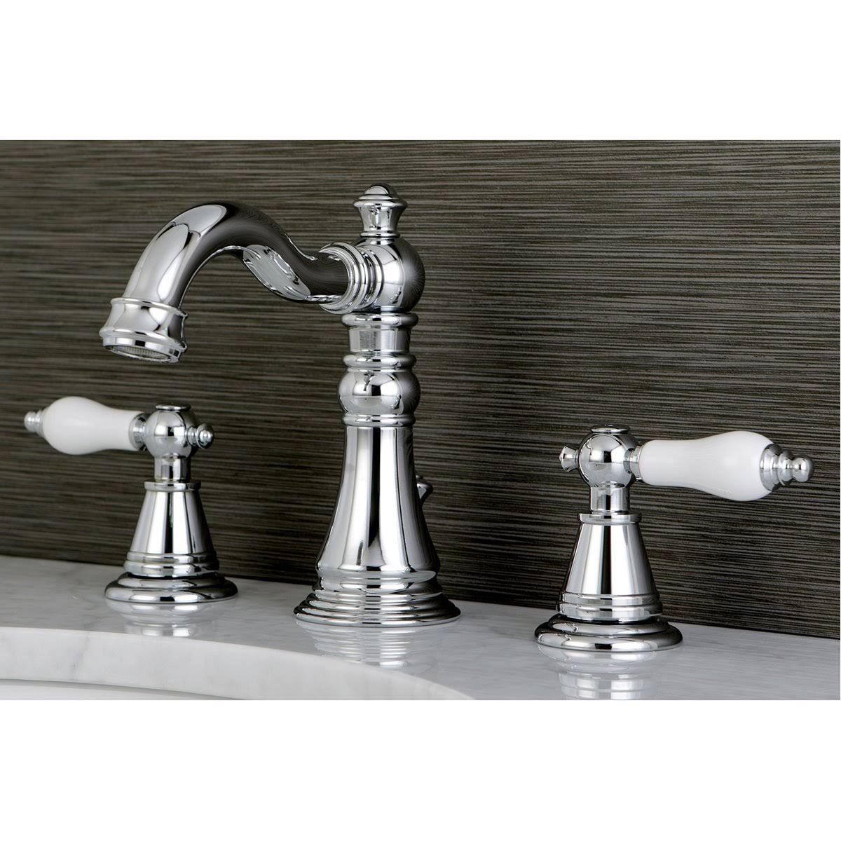Black Stainless Widespread Bathroom Faucet K6193