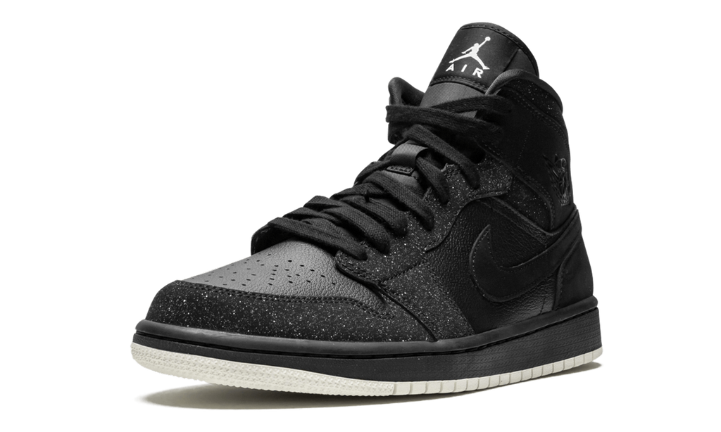 AIR JORDAN 1 MID WMNS "Glitter Black" BQ6472 001